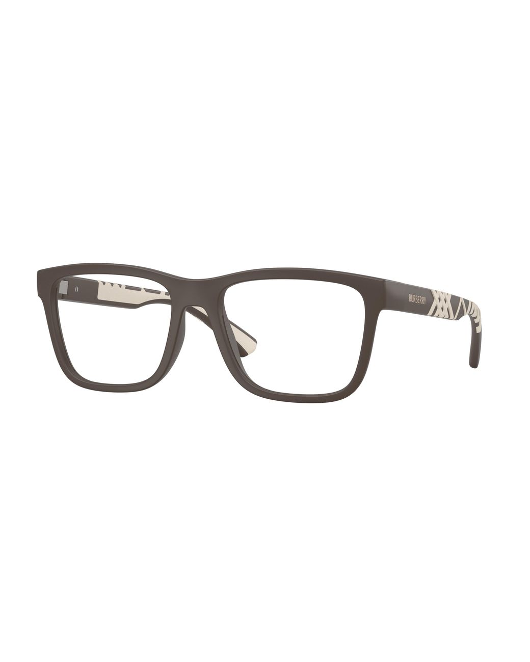 Burberry Black Be2464U 4264 Optical Frames Injected Transparent Squared Normal for men