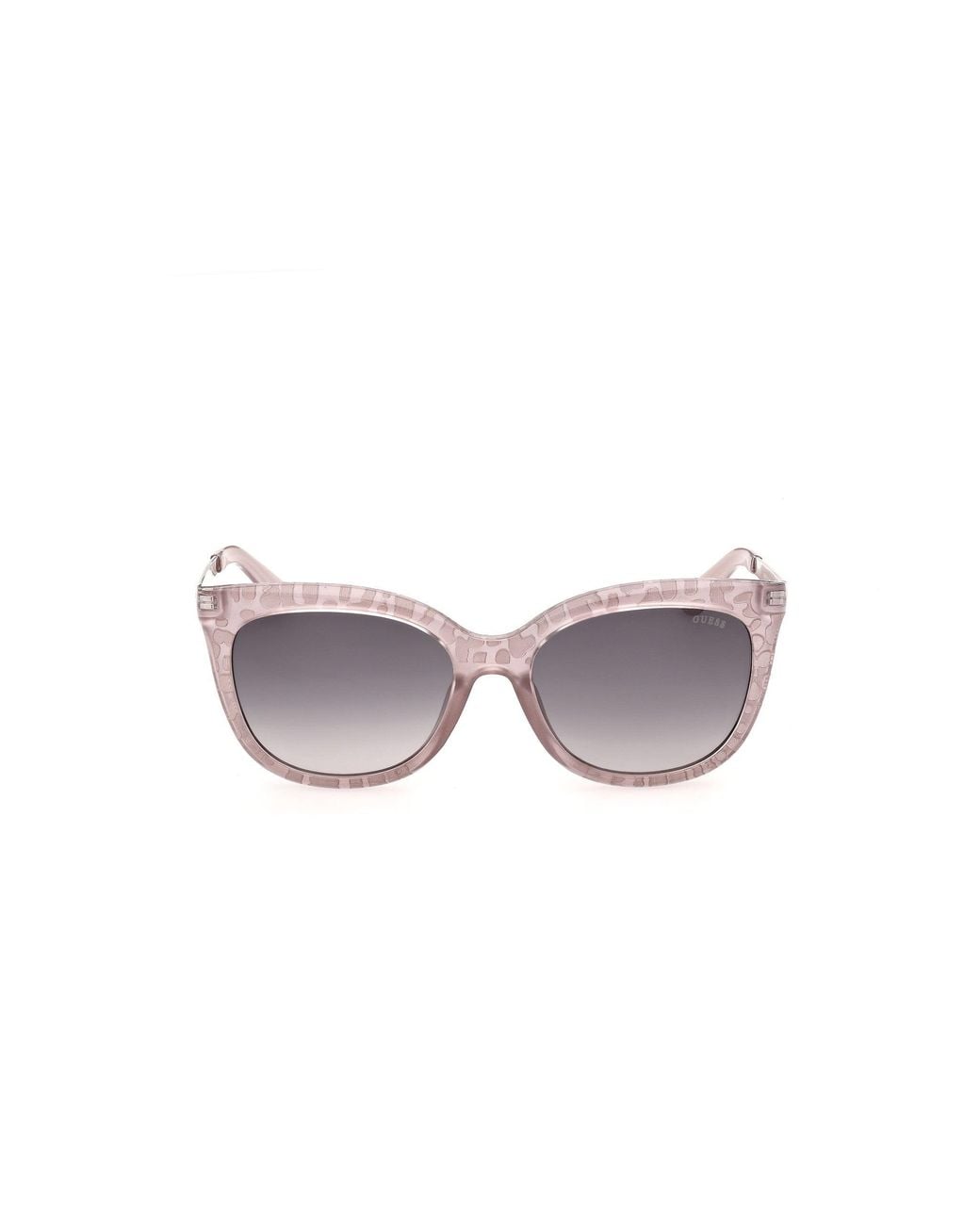 Guess Black Gu00354 72B Sunglasses Injected Smoke Cat Eye Normal