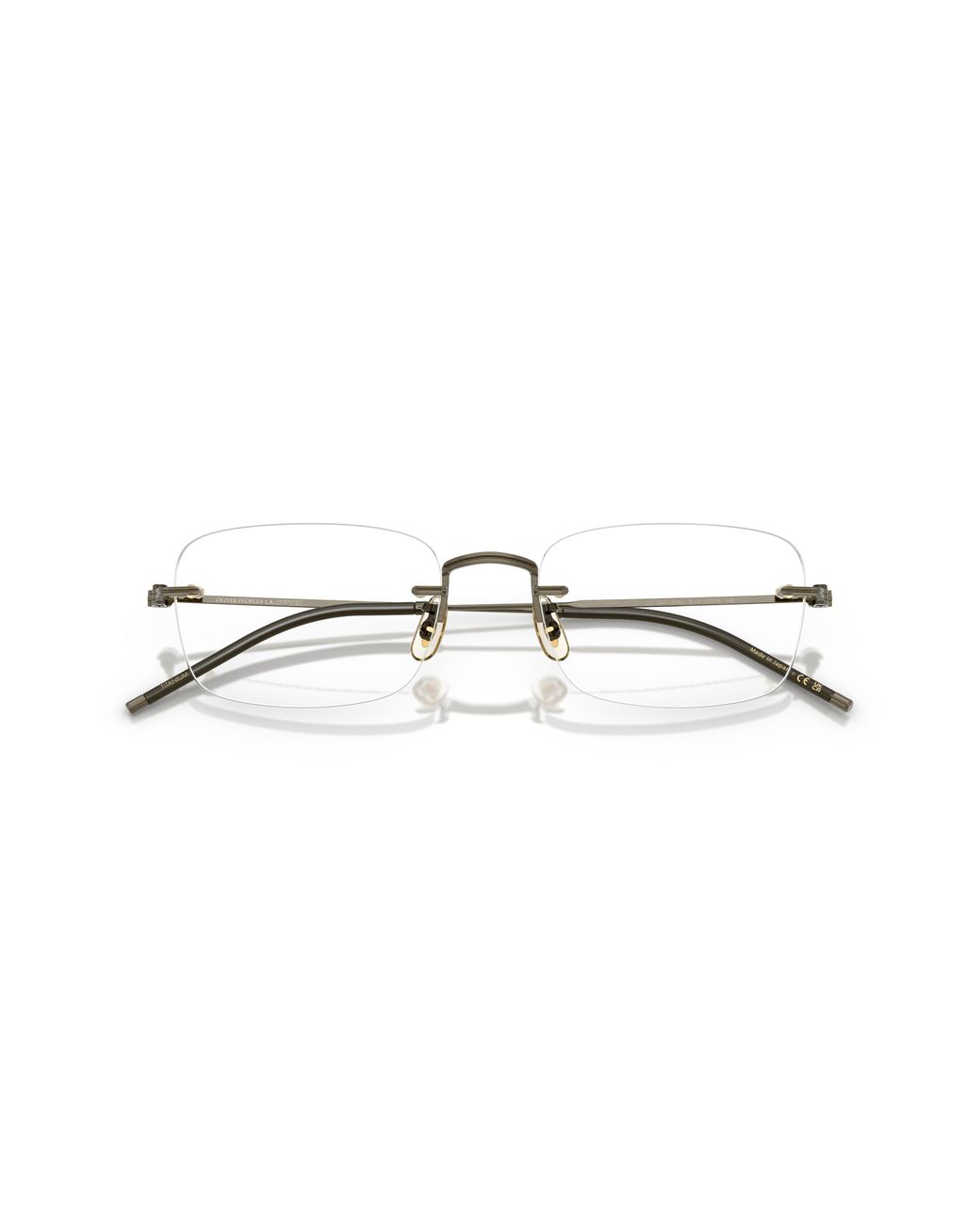 Oliver Peoples Black Ov1359T Tk-10 5284 Optical Frames Titanium Transparent Squared Normal