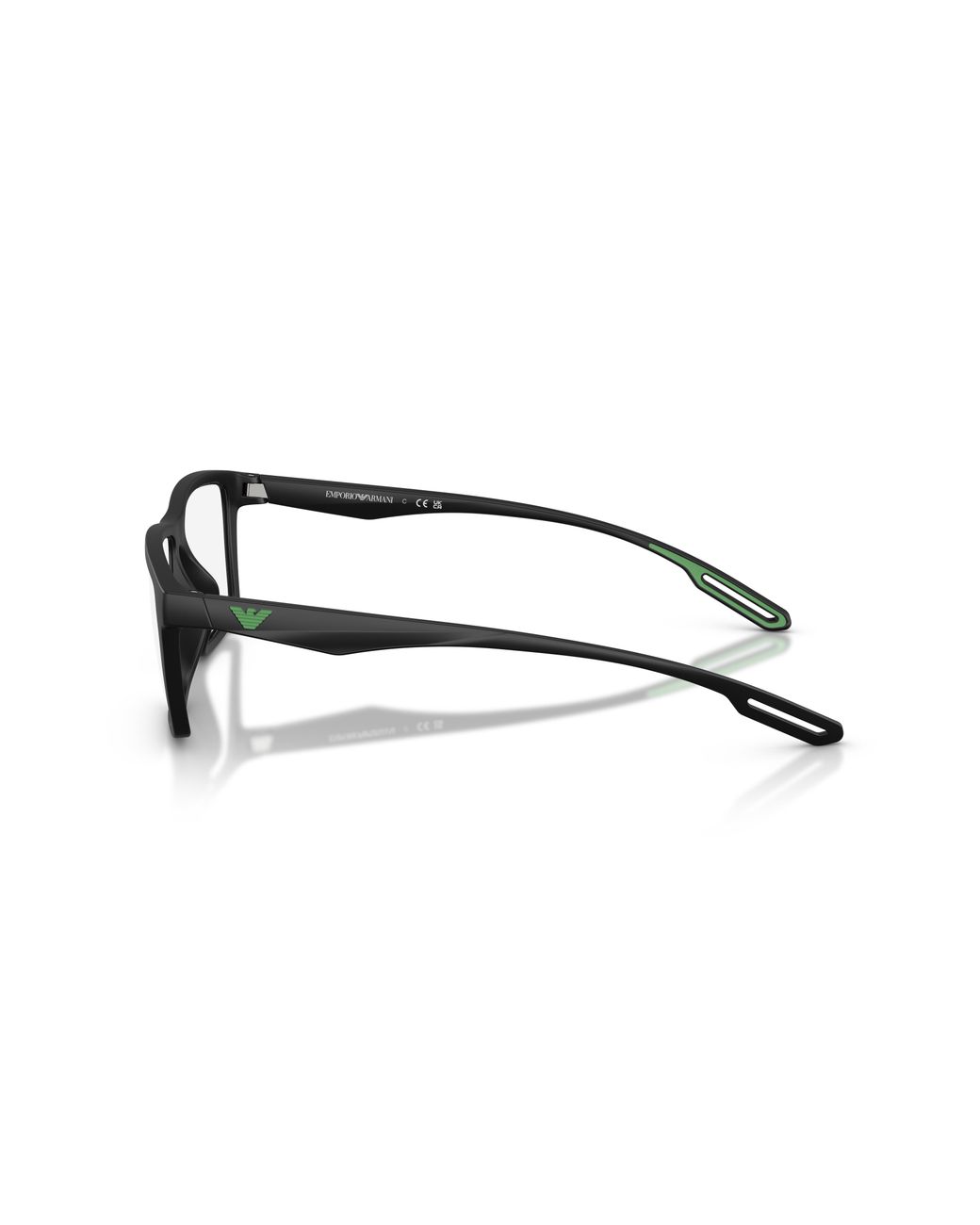 Emporio Armani Black Ea4189V 5001 Optical Frames Injected Transparent Squared Normal for men