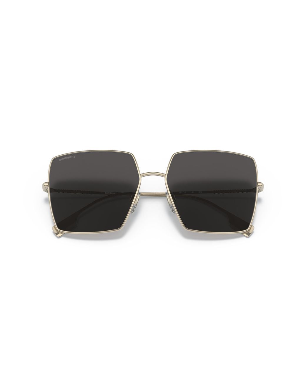 Burberry Black Be3133 Daphne 110987 Sunglasses Metal Squared Normal