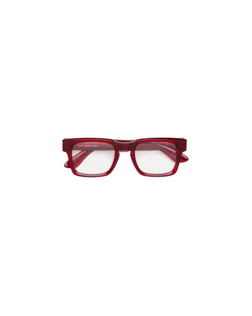 Retrosuperfuture Black 3Fq Numero 133 Rossissimo Optical Frames Acetate Squared