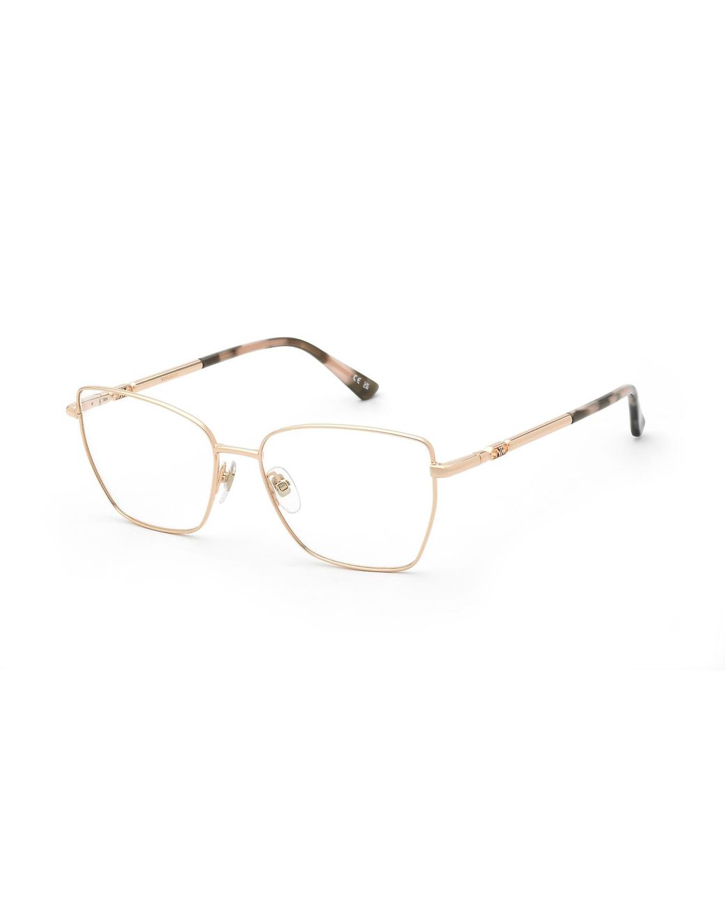 Nina Ricci Black Vnr470 08Fc Optical Frames Metal Geometric
