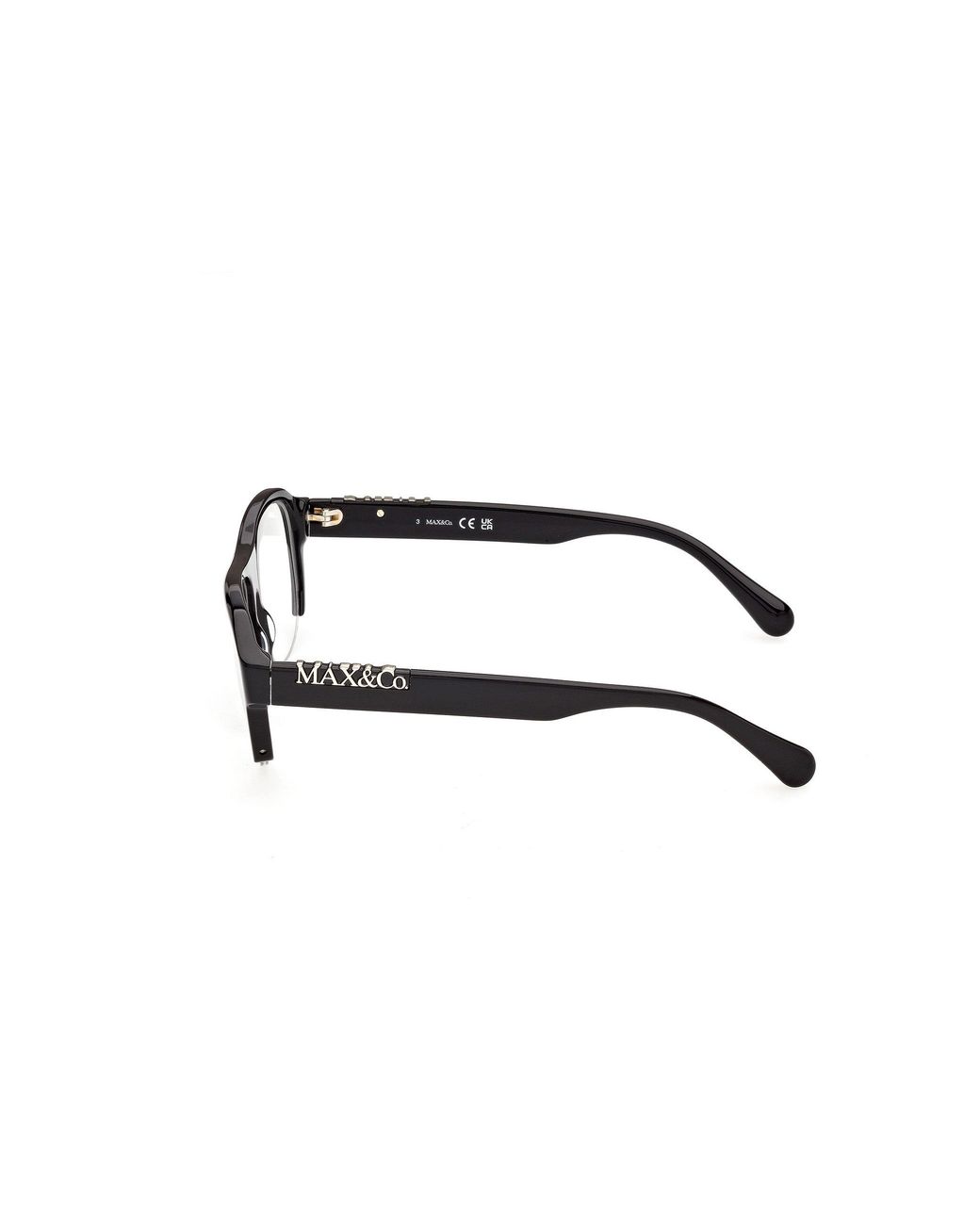 MAX&Co. Black Mo5231 1 Optical Frames Acetate Pilot Normal