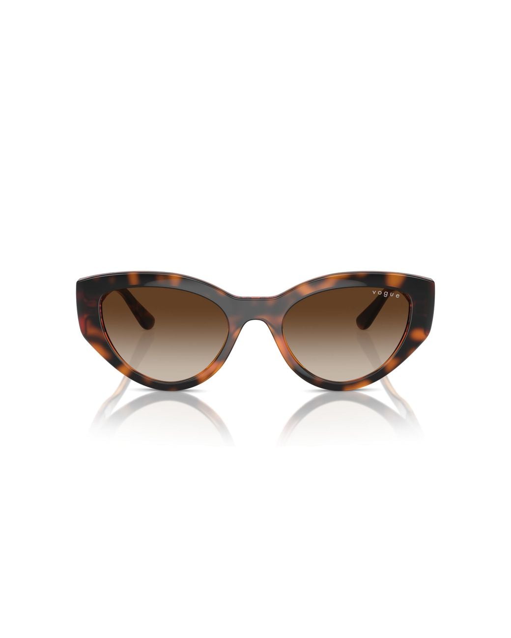 Vogue Eyewear Black Vo5566S W65613 Sunglasses Nylon Cat Eye Normal Shaded