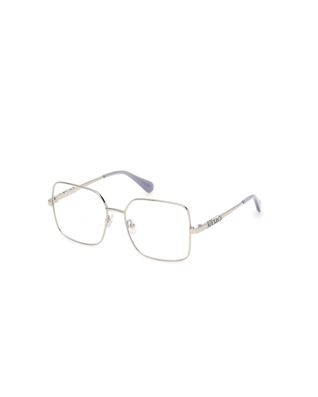 MAX&Co. Black Mo5233 16 Optical Frames Metal Squared Normal
