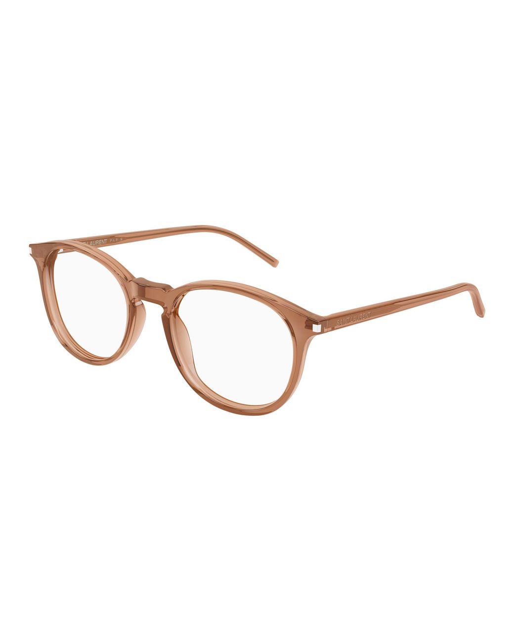 Saint Laurent Black Sl 106 027 Optical Frames Acetate Transparent Round