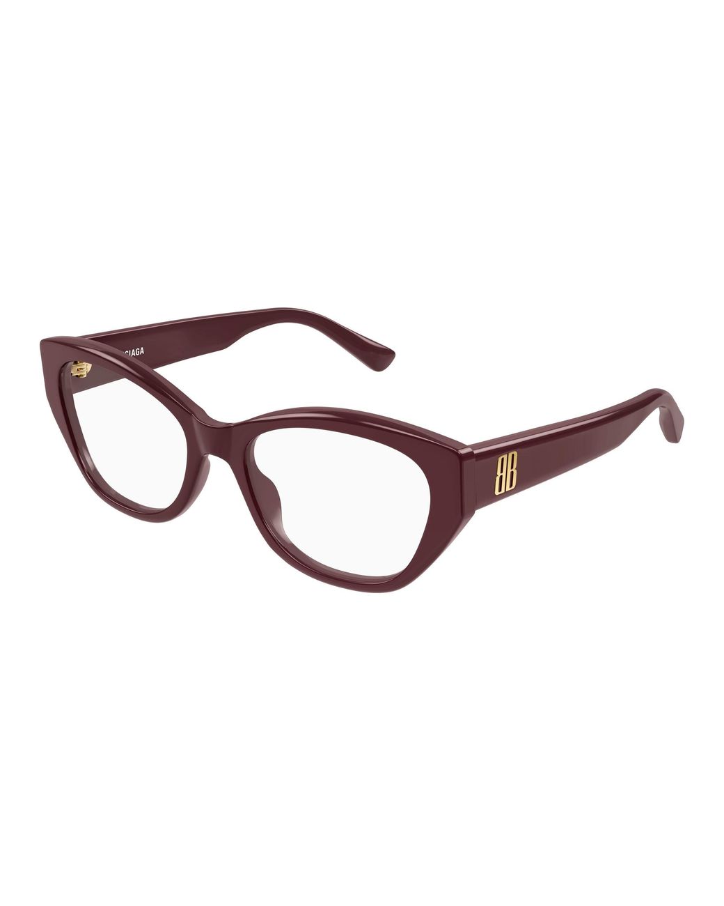 Balenciaga Black Bb0481O 003 Optical Frames Acetate Transparent Cat Eye