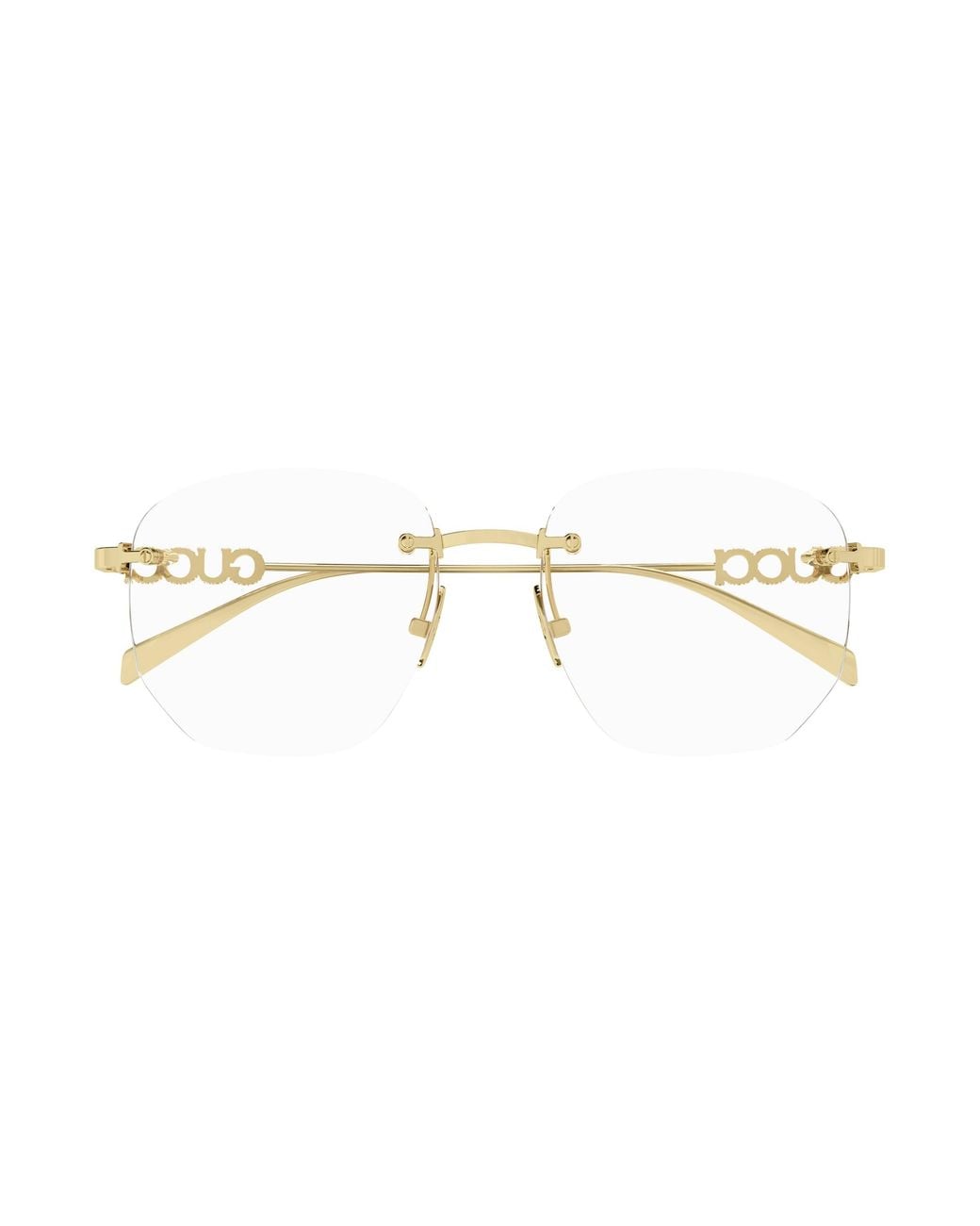 Gucci Black Gg1806O 001 Optical Frames Metal Transparent Squared