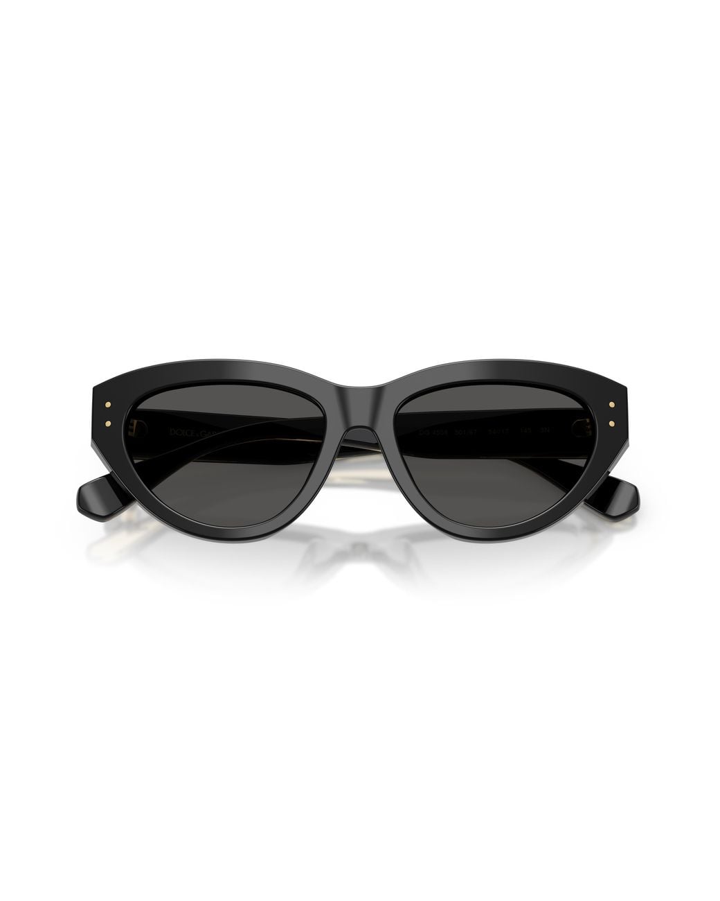 Dolce & Gabbana Black Dg4558 501/87 Sunglasses Acetate Butterfly Normal