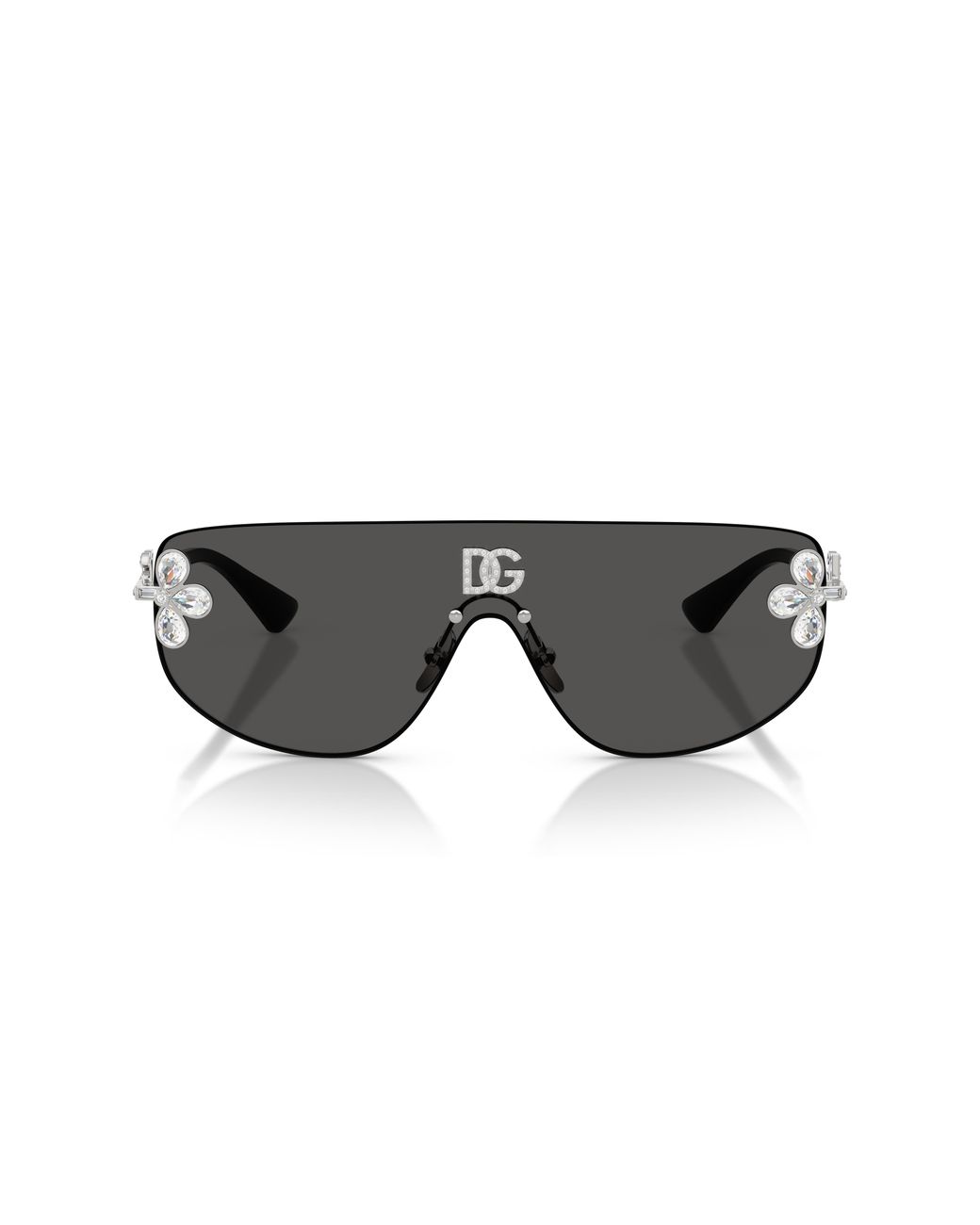 Dolce & Gabbana Black Dg2333B 05/87 Sunglasses Metal Squared Normal