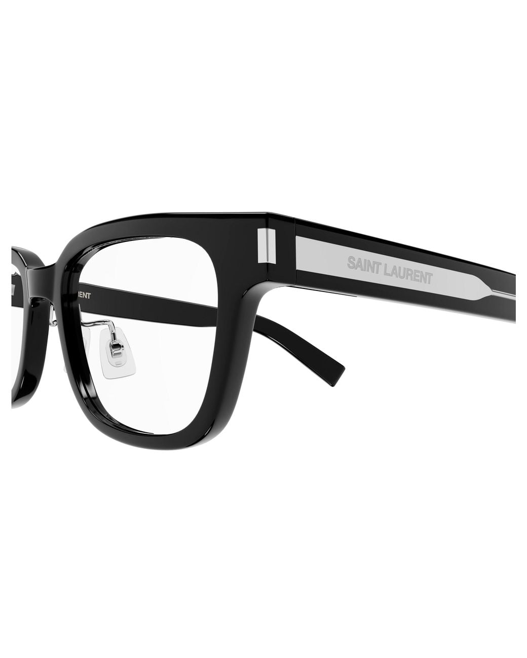Saint Laurent Black Sl 723/J 004 Optical Frames Acetate Transparent Squared
