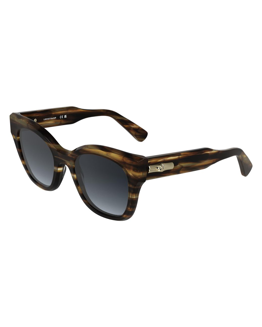 Longchamp Black Lo791S 211 Sunglasses Acetate Squared Normal Shaded
