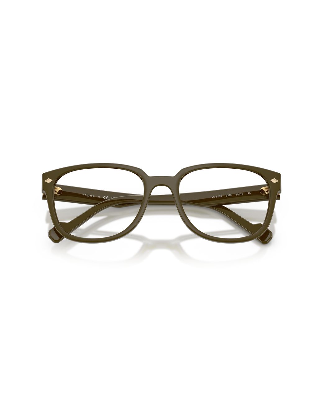 Vogue Eyewear Black Vo5755 3329 Optical Frames Acetate Transparent Squared Normal for men