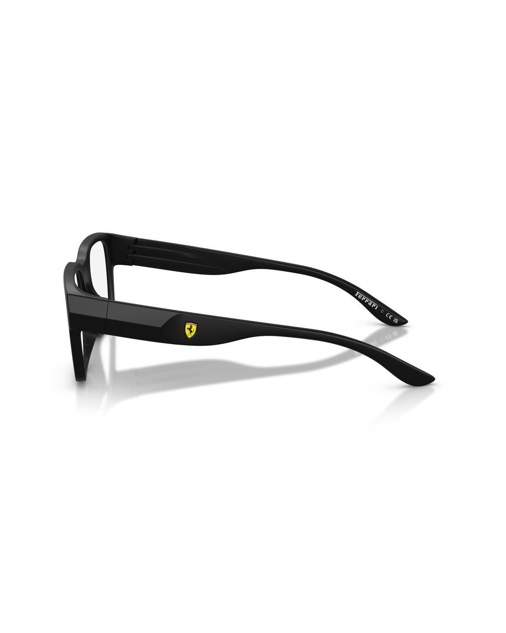 FERRARI SCUDERIA Black Fz8030U 534 Optical Frames Injected Transparent Geometric Normal for men