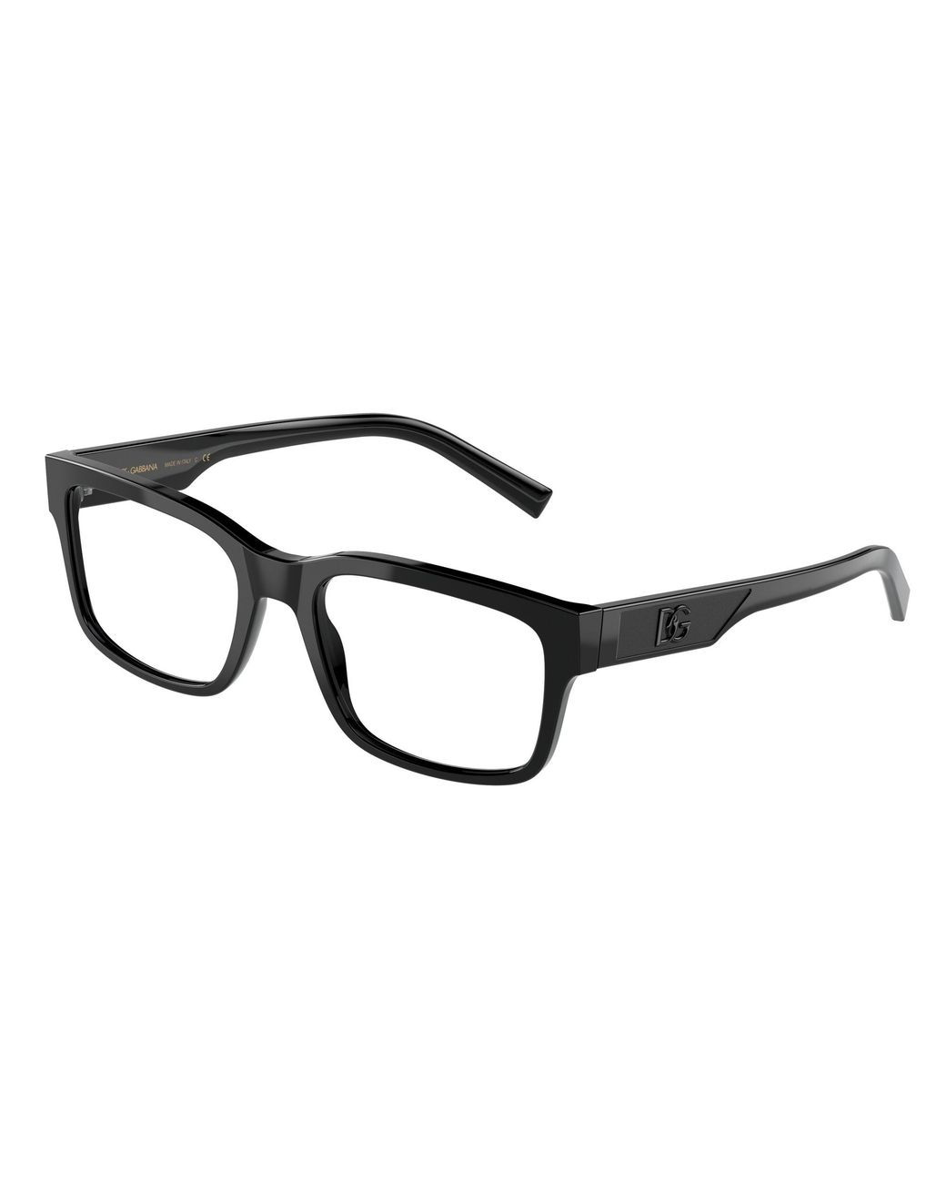 Dolce & Gabbana Black Dg3352 501 Optical Frames Acetate Squared Normal for men