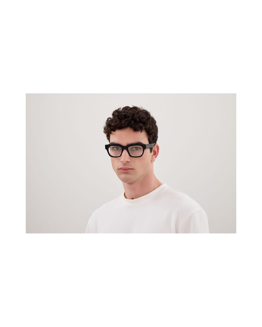 McQueen Black Am0531O 001 Optical Frames Acetate Transparent Squared for men