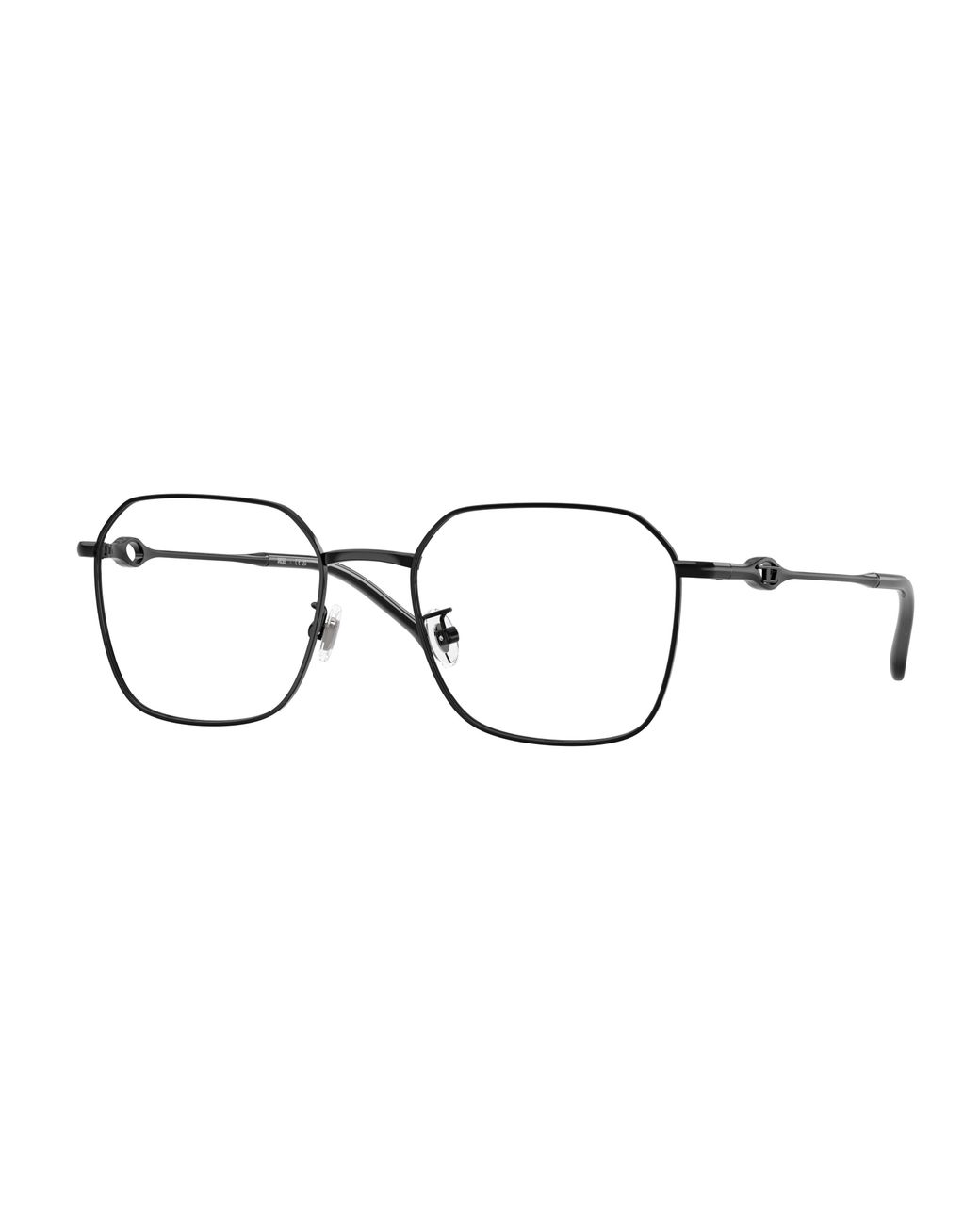 DIESEL Black Dl5012D 1002 Optical Frames Metal Transparent Squared Normal