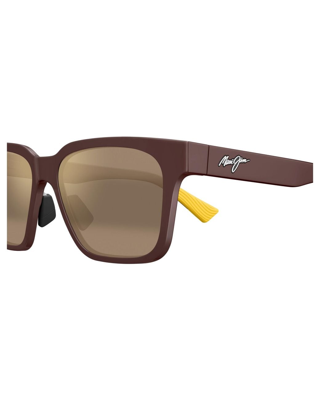 Maui Jim Black Mj0631S 003 Occhiali Da Sole Bio-Iniettato Bronzo Squadrata