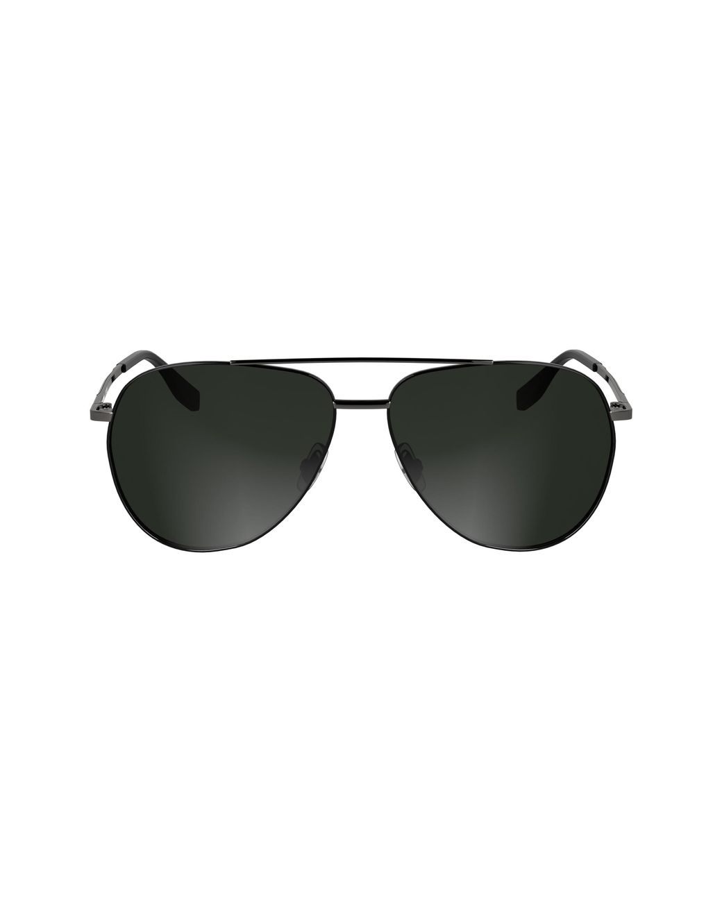 Karl Lagerfeld Black Kl360S 015 Sunglasses Metal Smoke Pilot Normal