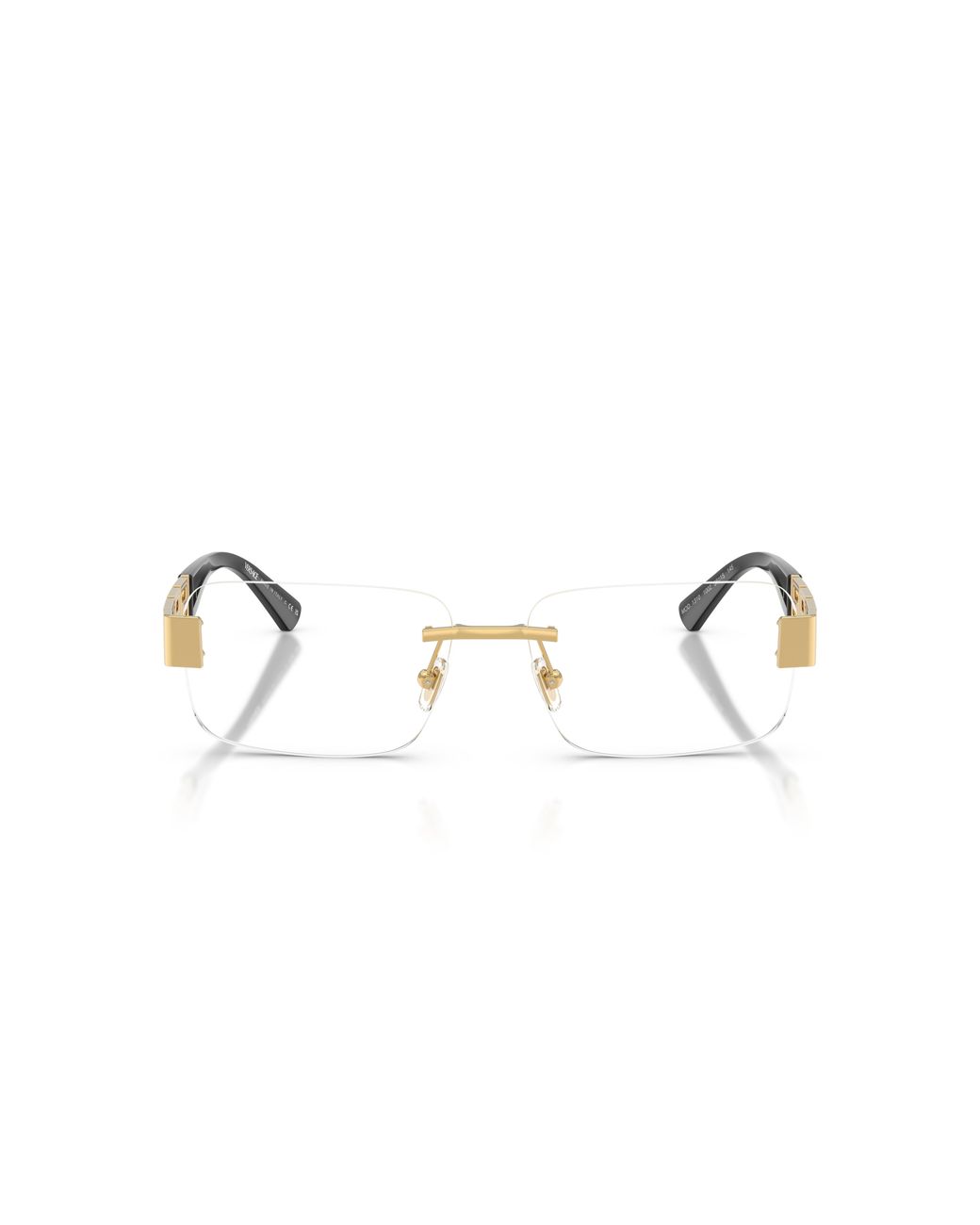 Versace Black Ve1310 1002 Optical Frames Metal Pillow Normal for men
