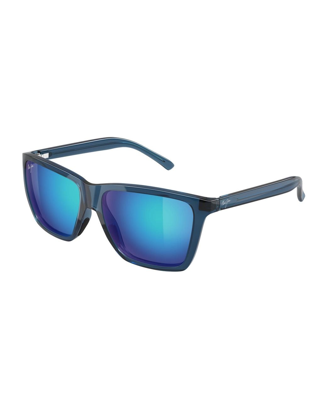 Maui Jim Black Mj0864S 004 Occhiali Da Sole Iniettato Squadrata