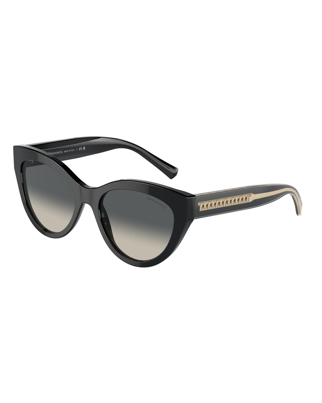 Tiffany & Co Black Tf4220 800171 Sunglasses Acetate Cat Eye Normal Shaded