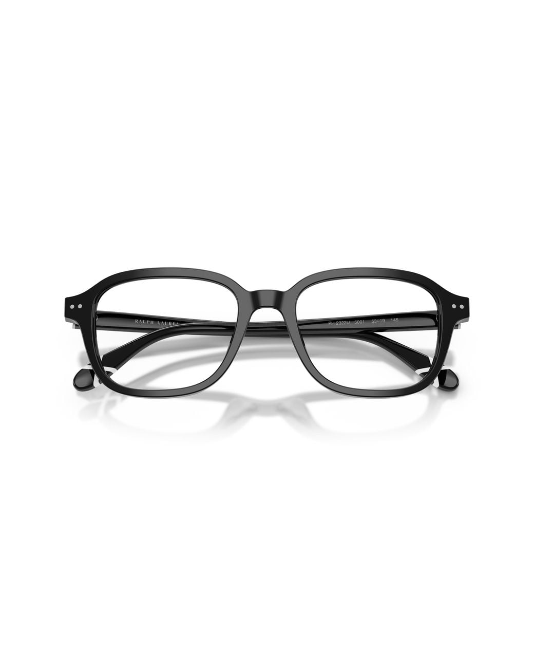 Polo Ralph Lauren Black Ph2322U 5001 Optical Frames Acetate Transparent Squared Normal for men