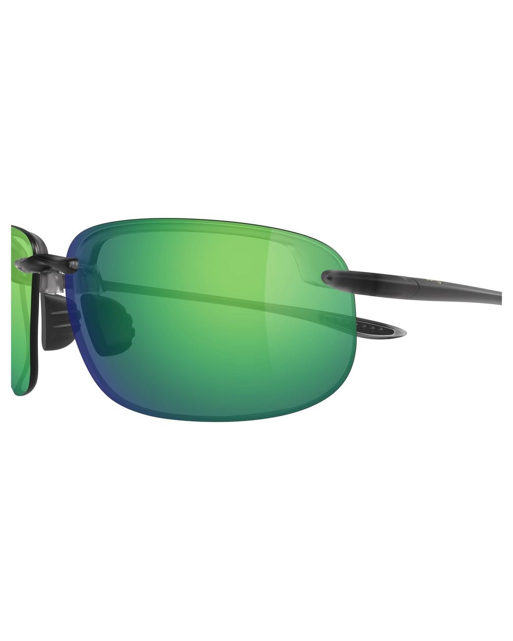 Maui Jim Green Mj0456S 003 Occhiali Da Sole Iniettato Verde Rotonda