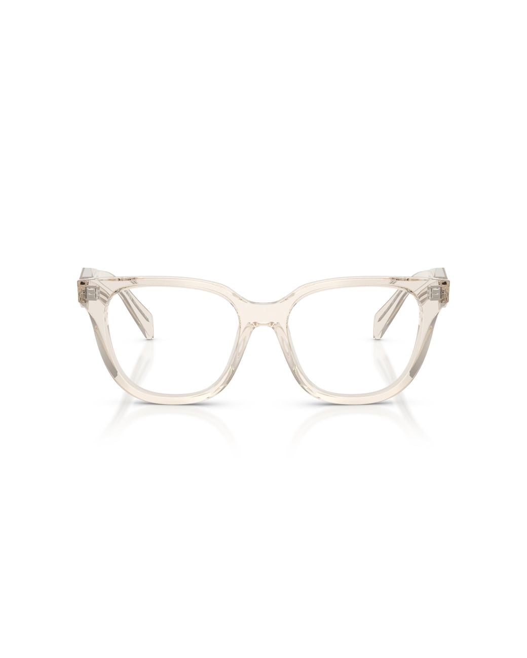 Prada Black Pr C11V 26P1O1 Optical Frames Acetate Transparent Butterfly Normal