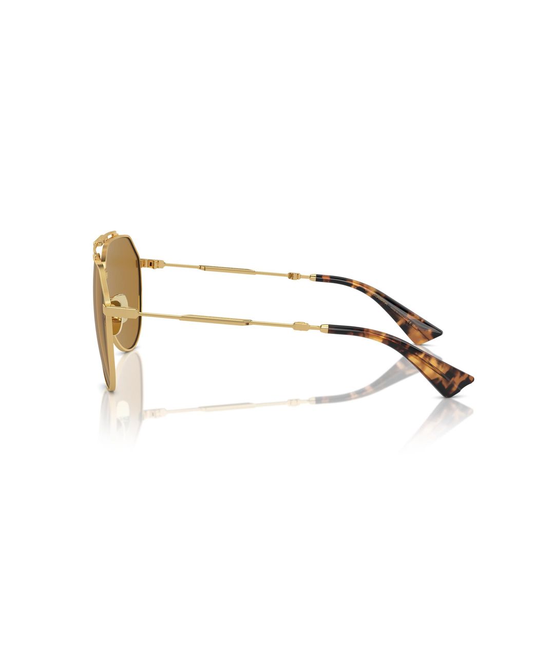 Dolce & Gabbana Black Dg2302 02/53 Sunglasses Metal Pilot Normal for men