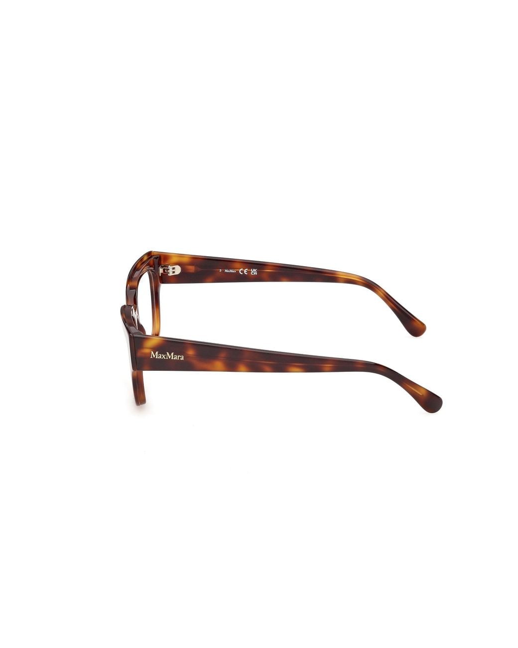 Max Mara Black Mm5259 52 Optical Frames Acetate Squared Normal