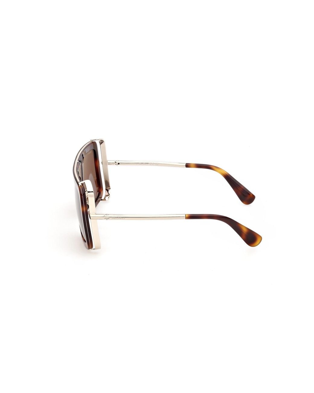 Max Mara Black Mm0119 Jean 52E Sunglasses Acetate Squared Normal