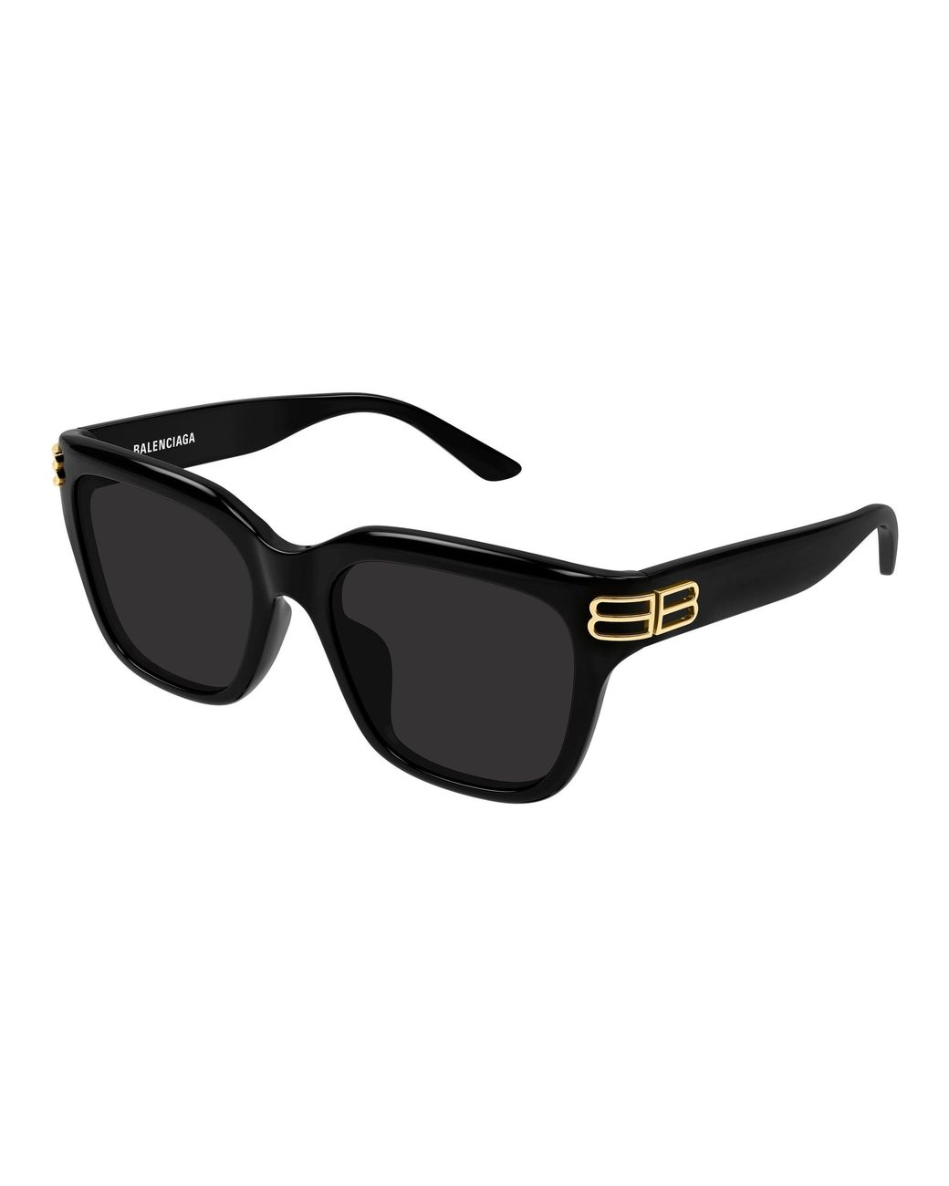 Balenciaga Black Bb0433Sk 001 Sunglasses Acetate Squared