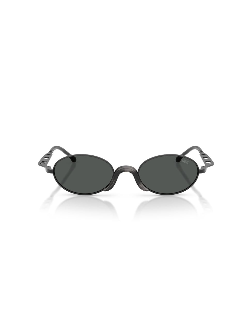 DIESEL Black Dl1023T 104887 Sunglasses Titanium Round Normal