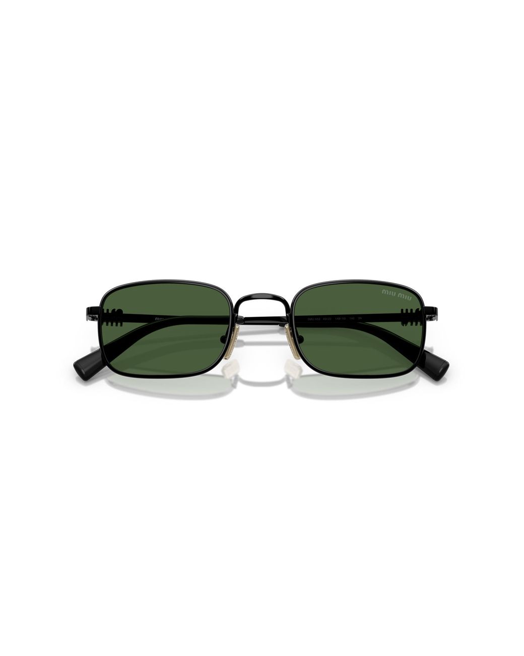 Miu Miu Green Mu A53S 1Ab1I0 Sunglasses Metal Squared Normal