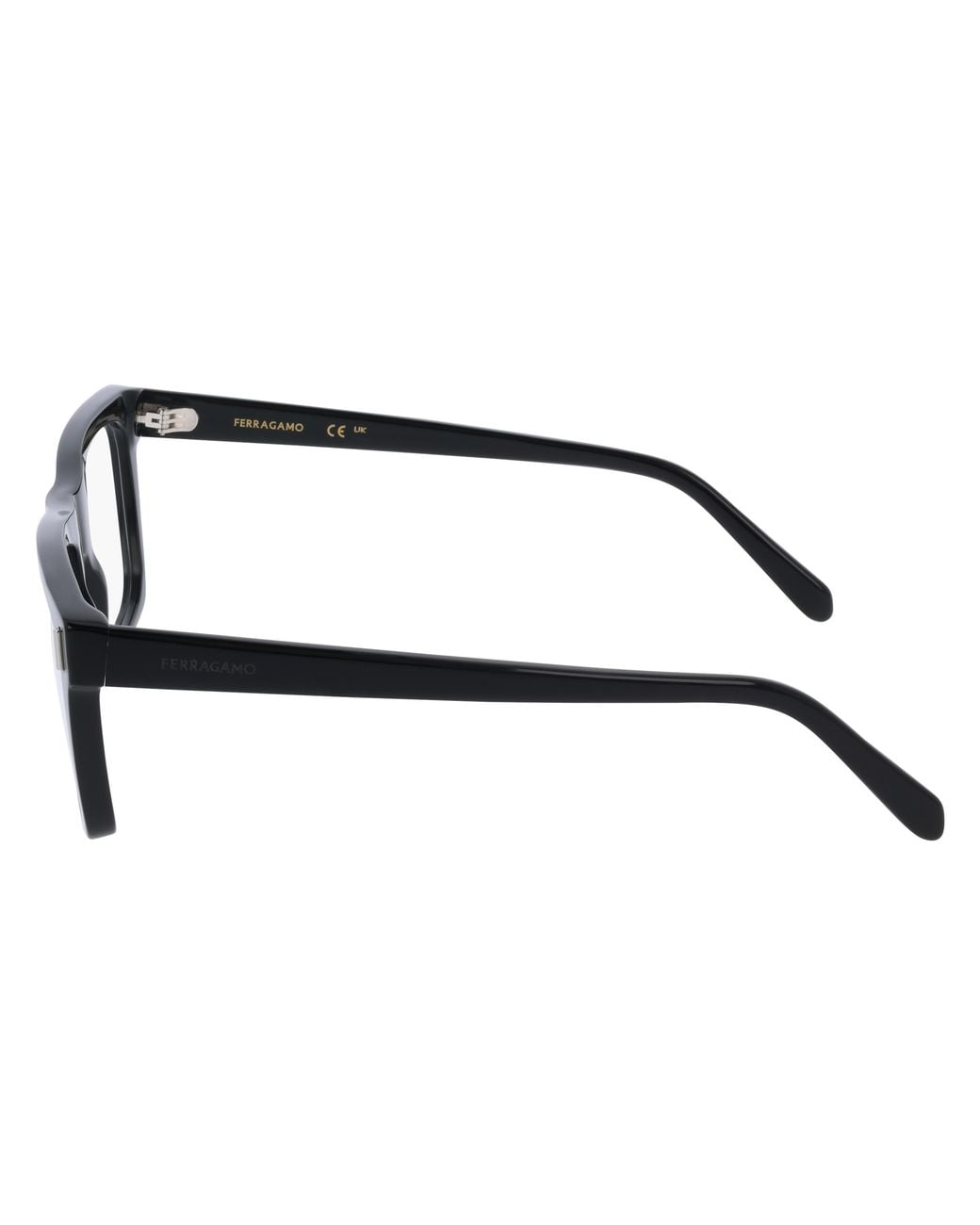 Ferragamo Black Sf3029 001 Optical Frames Acetate Squared Normal for men