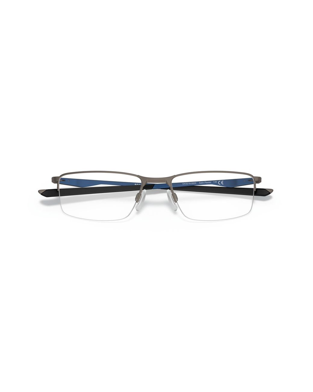 Oakley Black Ox3218 Socket 5.5 321802 Optical Frames Metal Squared Normal for men