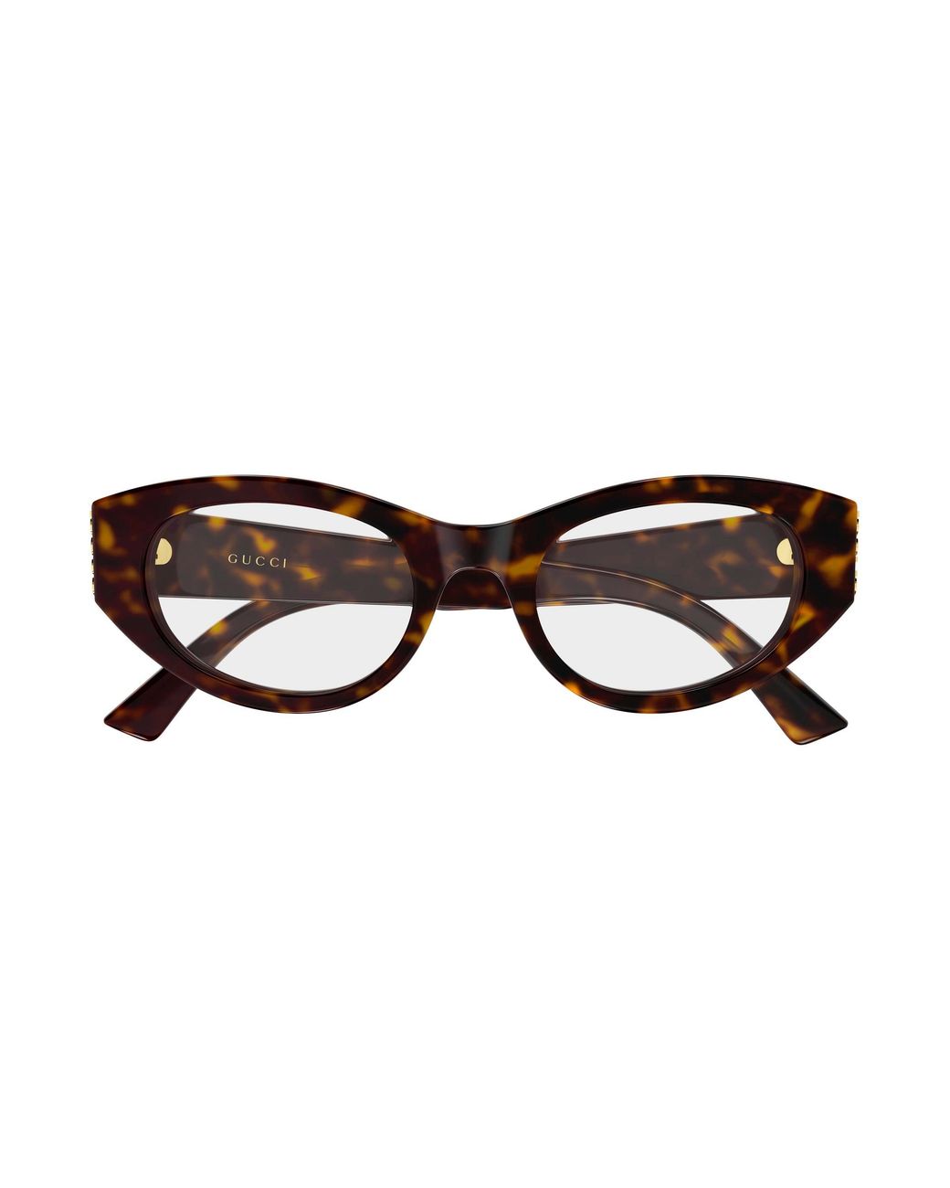 Gucci Black Gg2041O 002 Optical Frames Acetate Transparent Round
