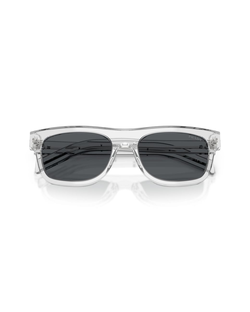 Prada Black Pr B12S 12R07T Sunglasses Acetate Pillow Normal for men