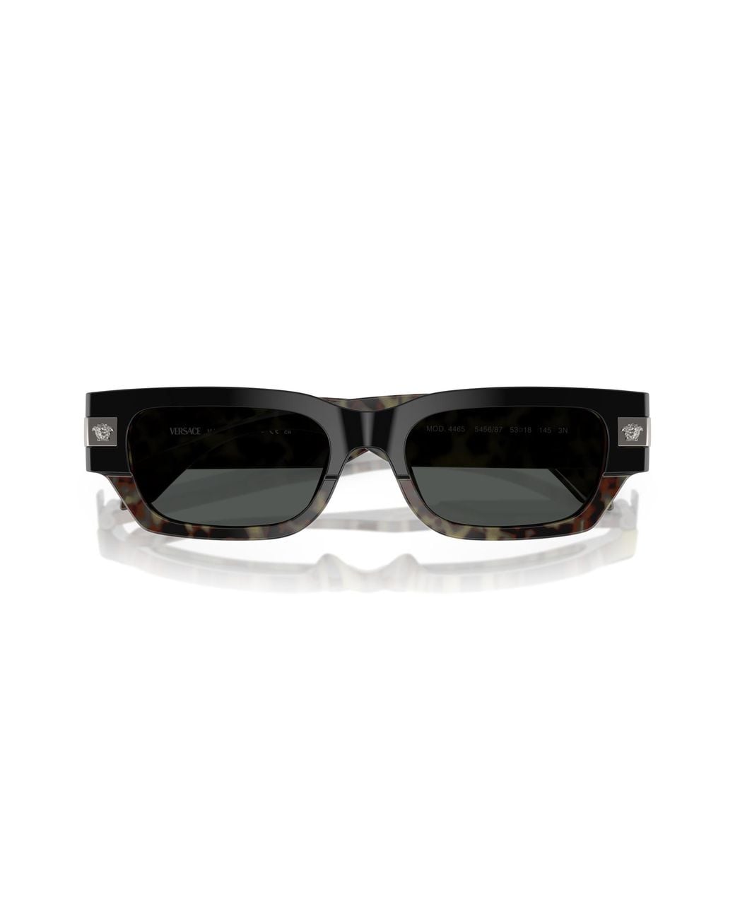 Versace Black Ve4465 545687 Sunglasses Acetate Squared Normal for men