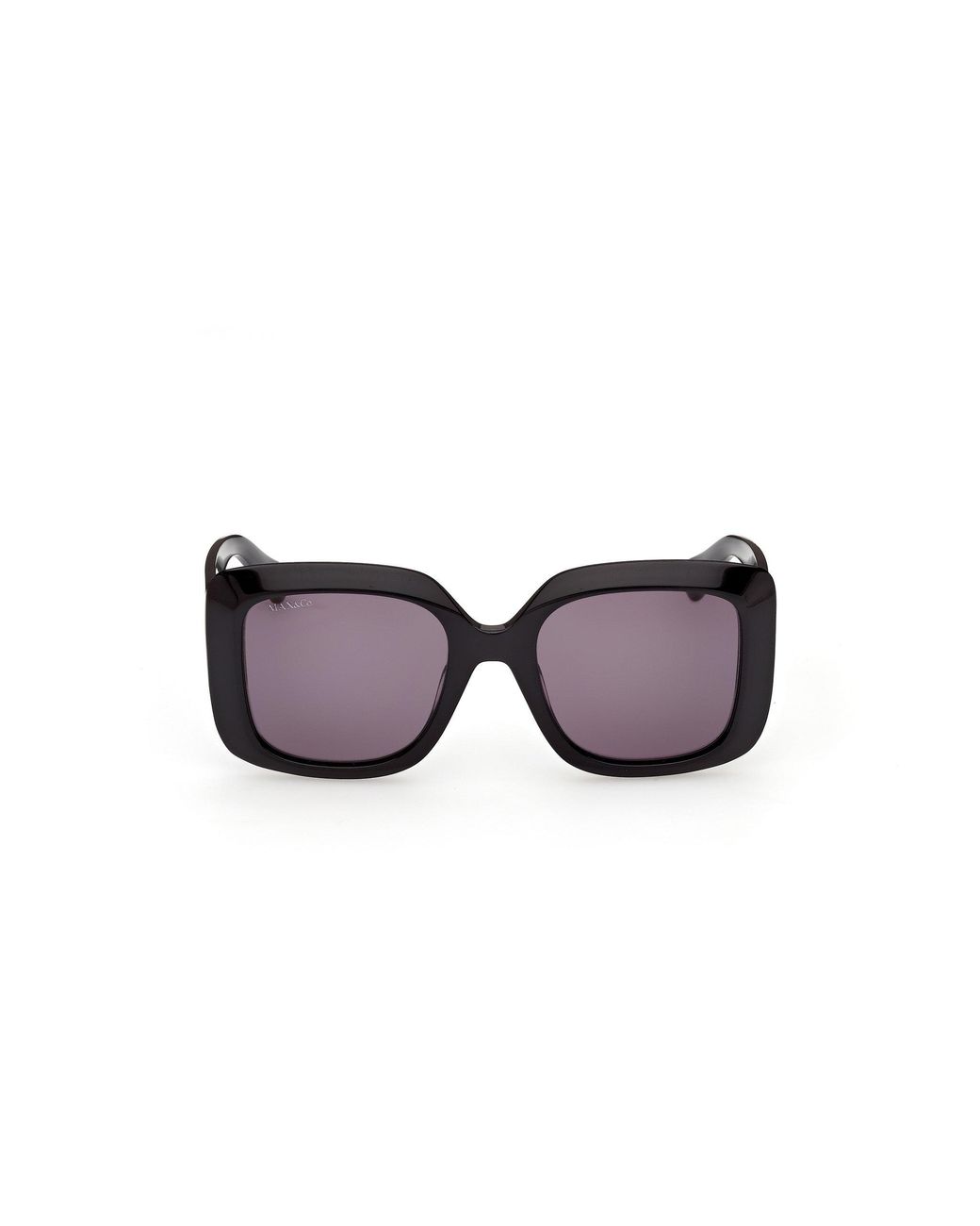 MAX&Co. Black Mo0153 01A Sunglasses Acetate Smoke Squared Normal