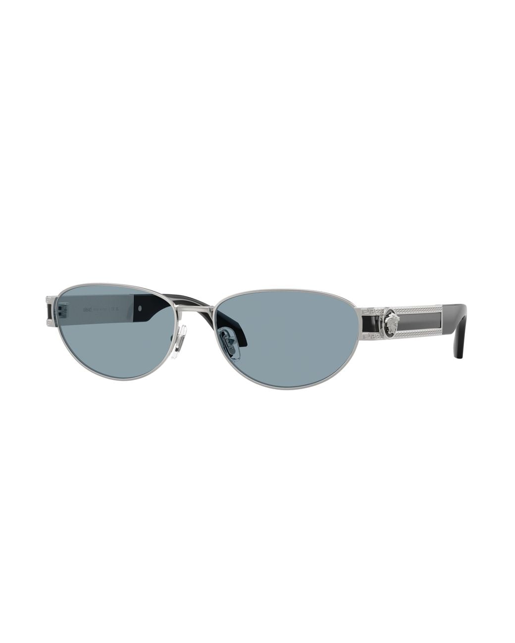 Versace Black Ve2304 152672 Sunglasses Metal Cat Eye Normal