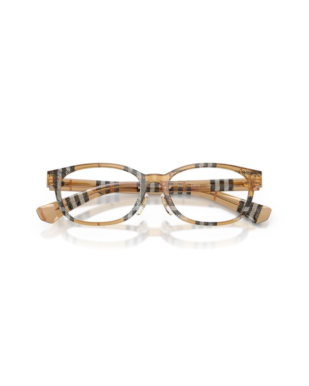 Burberry Black Be2447D 4163 Optical Frames Acetate Round Normal