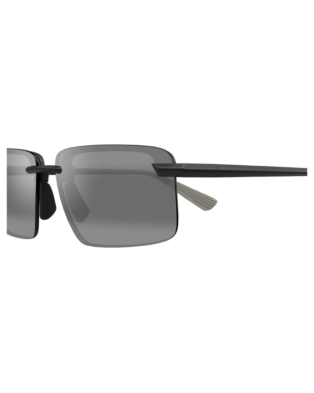 Maui Jim Black Mj0656Sa 004 Occhiali Da Sole Iniettato Grigio Squadrata