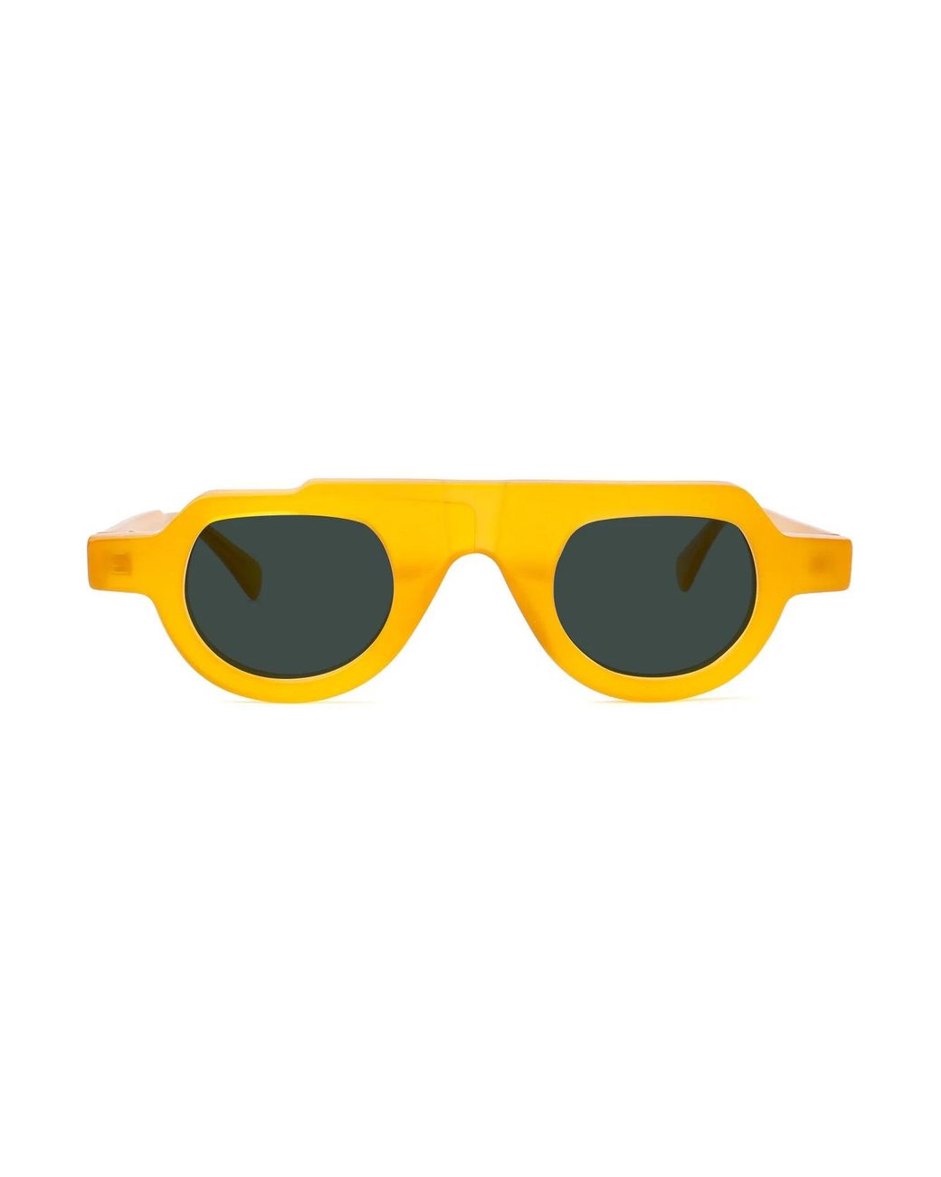Xlab Yellow Borneo Sunglasses Acetate Light Round Polarized