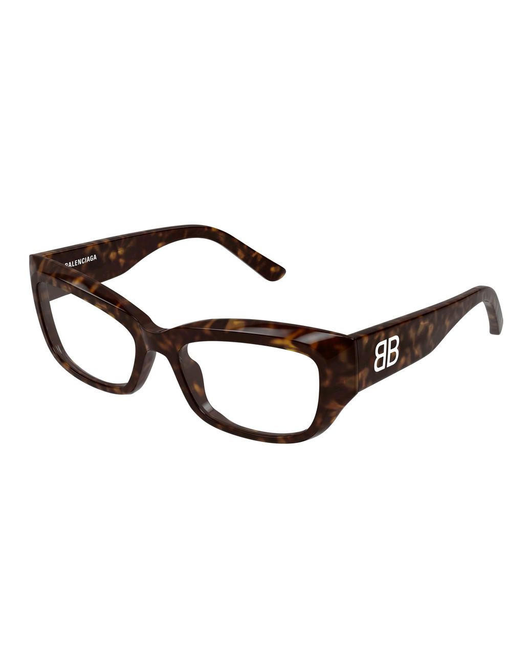 Balenciaga Black Bb0399O 002 Optical Frames Acetate Transparent Squared