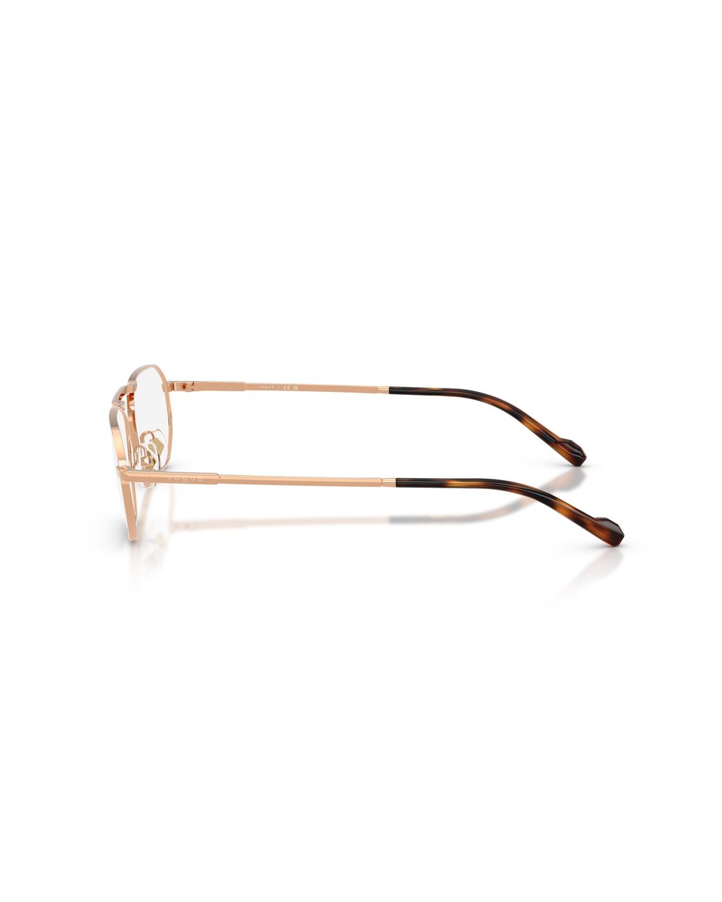 Vogue Eyewear Black Vo4347 5152 Optical Frames Metal Geometric Normal for men
