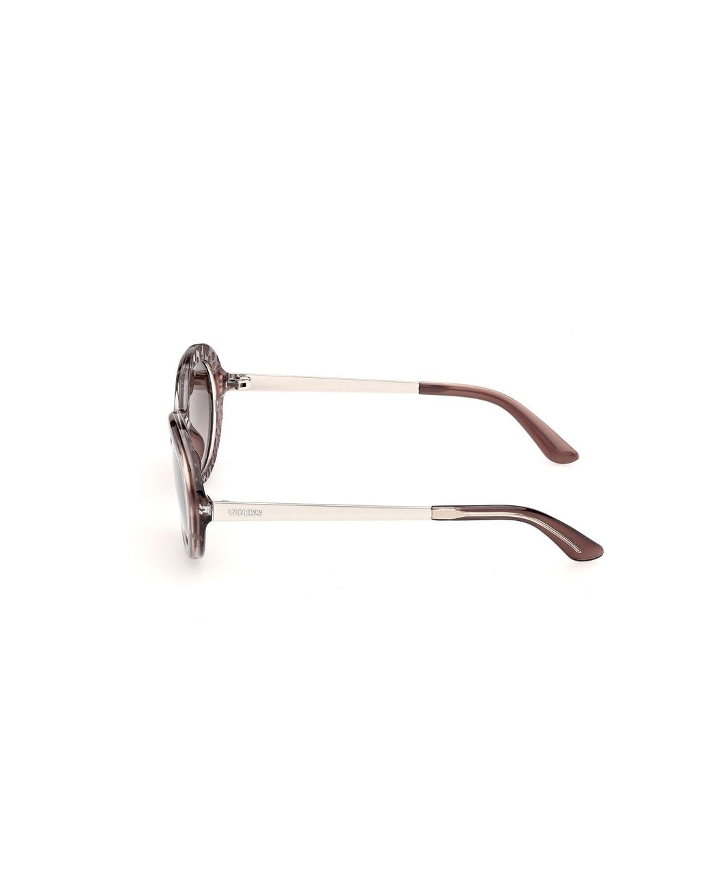 Guess Red Gu00355 69F Sunglasses Injected Round Normal