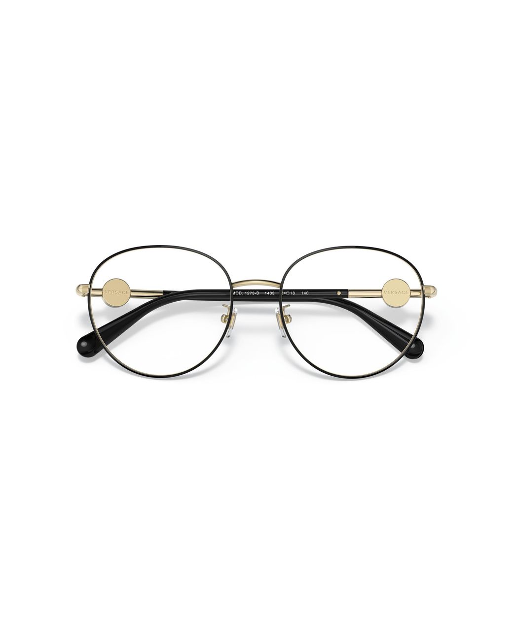 Versace Black Ve1273D 1433 Optical Frames Steel Pillow Normal